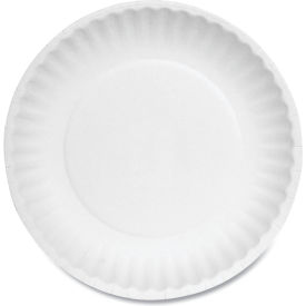 Paper Plates, 6" Diameter, White, Pack of 1000