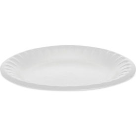 Placesetter Satin Non Laminated Foam Plate, 6" Diameter, White, Pack of 1000