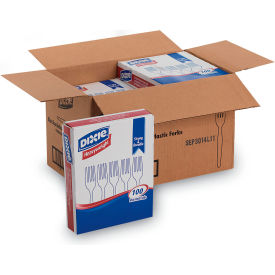 Heavyweight Plastic Fork, White, Pack of 1000