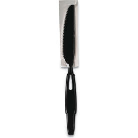 SmartStock Wrapped Refill Knife, Polypropylene, Black, Pack of 1000