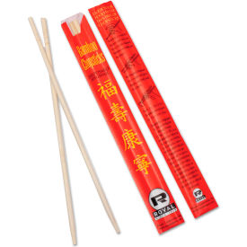 Chopsticks, Bamboo, 9"L, Natural, Pack of 1000