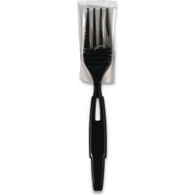SmartStock Wrapped Refill Fork, Polypropylene, Black, Pack of 960