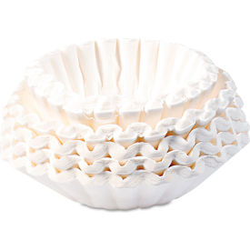Commercial Coffee Filters w/ Flat Bottom, Pack of 1000