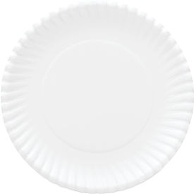 Gold Label Coated Paper Plates, 9" Dia., White, Pack of 960