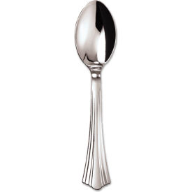 Heavyweight Plastic Spoons, Silver, Pack of 600