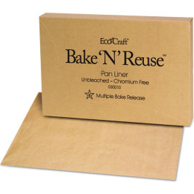 EcoCraft Bake 'N' Reuse Pan Liner, 16-3/8"L x 24-3/8"W, Pack of 1000