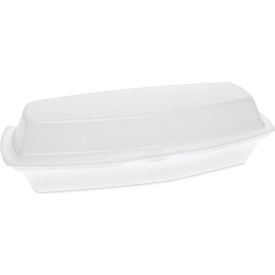 Foam Container, 7-1/4"L x 3"W x 2"H, White, Pack of 504