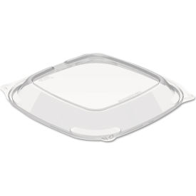 PresentaBowls Pro Square Bowl Lids, 8-1/2" Diameter x 1" Height, Clear, Pack of 252