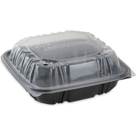 EarthChoice Microwavable Container, 8-1/2"L x 8-1/2"W x 3"H, Pack of 150