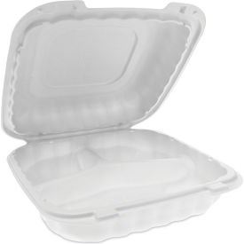 SmartLock Container w/ 3 Compartment, 8-5/16"L x 8-3/8"W x 3-1/8"H, Pack of 200