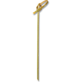 Knotted Bamboo Pick, 4"L, Olive Green, Pack of 1000