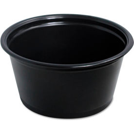 Conex Complements Portion & Medicine Cups, 2 oz, Black, Pack of 2500