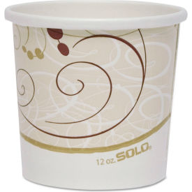 Double Poly Paper Food Container, 3-5/8" Dia. x 3-5/16"H, Pack of 500