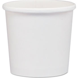 Flexstyle Double Poly Paper Container, 3-5/8" Dia. x 2-13/16"H, White, Pack of 500
