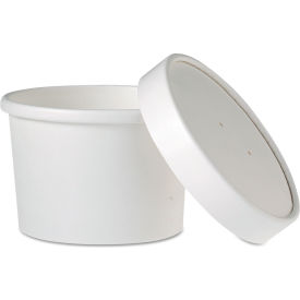 Double Poly Food Combo Pack, 8 oz, White, Pack of 250