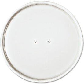 Paper Lids For 32 oz Food Container, 4-5/8" Dia. x 1-1/16"h, White, Pack of 500