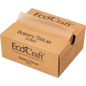 EcoCraft Interfolded Dry Wax Deli Sheets, 10-3/4"L x 6"W, Natural, Pack of 10000