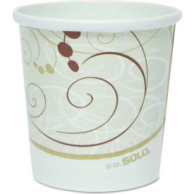 Flexstyle Double Poly Paper Container, 16 oz, Pack of 500