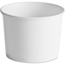 Paper Food Container, 64 Oz., White, Pack of 250