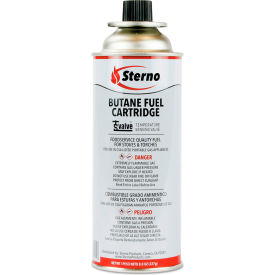 Butane Fuel Cartridge, 8 oz, Pack of 12