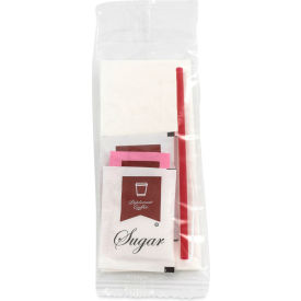 Economy Coffee Condiment Kit, 0.34 oz, Pack of 500