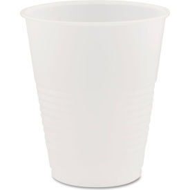 High-Impact Squat Cold Drink Cups, 12 oz, Polystyrene, Translucent, Pack of 50
