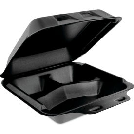 SmartLock Container w/ 3 Compartment, 8-1/2"L x 8"W x 3"H, Pack of 150