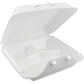 SmartLock Large Container w/ 3 Compartment, 9-1/4"L x 9"W x 3-1/4"H, Pack of 150