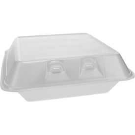 Evergreen SmartLock Container, 9-1/8"L x 9"W x 3-1/4"H, White, Pack of 150