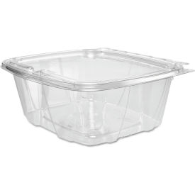ClearPac SafeSeal Container with Flat Lid, 6-3/8"L x 2-5/8"W x 7-1-8"H, Pack of 200