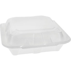 Vented Foam Container, 8-7/16"L x 8-1/8"W x 3"H, White, Pack of 150