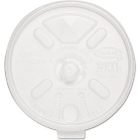 Lift n' Lock Hot Drink Cup Lids w/ Straw Slots, Fits 10 oz to 14 oz Cups, Pack of 1000
