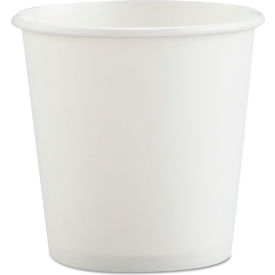 Polycoated Paper Hot Drink Cups, 4 oz, White, Pack of 1000