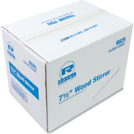 Coffee Stirrers, 7-1/2"L, Wood, Pack of 5000