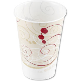 Wax Coated Paper Cold Drink Cup, 7 oz, Beige/White, Pack of 2000