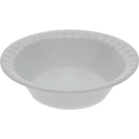 Placesetter Satin Foam Bowl, 5 oz, 4.5" Dia, White, Pack of 1250