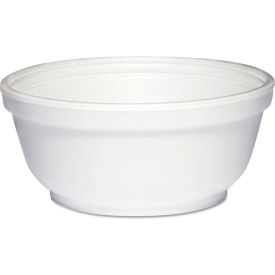 Foam Bowls, 8 oz, White, Pack of 1000