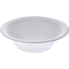 Placesetter Satin Foam Bowl, 12 oz, 6" Diameter, White, Pack of 1000