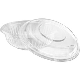 Presenta Bowls Plastic Bowl w/ Lid, 24 oz, 7-1/4" Dia. x 2-3/8"H, Clear, Pack of 252