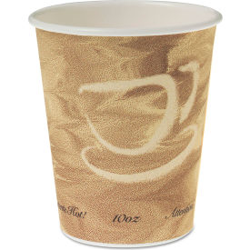 Single Sided Poly Paper Hot Drink Cups, 10 oz, Pack of 1000