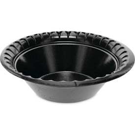 Placesetter Deluxe Bowl, 12 oz, 6" Dia, Black, Pack of 1000
