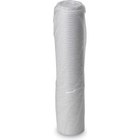Dome Drink-Thru Lids For 10 oz to 20 oz Paper Hot Cups, White, Pack of 100