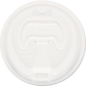 Optima Reclosable Lid, Fits 12 oz to 24 oz Foam Cups, White, Pack of 100