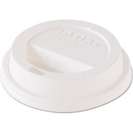 Traveller Dome Hot Cup Lid For 8 oz Cups, White, Pack of 1000