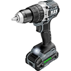 Flex 1/2" Chuck Size Hammer Drill Kit, 2 Speed, 24V