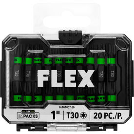 Flex 1" Impact Driver Bit, Pack of 20