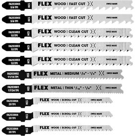 Flex Jig Saw Blade w/ Blister Packaging, Pack of 10