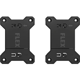 Adjustable Charger Mounting Plate, 6-1/16"L x 1-5/16"W x 7-9/16"H, Pack of 2
