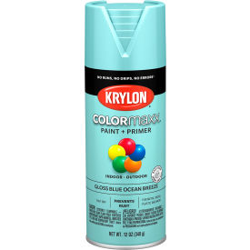 Colormaxx Paint & Primer, 12 oz., Gloss Blue Ocean Breeze