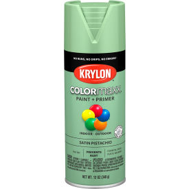 Colormaxx Paint & Primer, 12 oz., Satin Pistachio